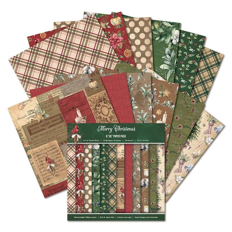 Festive Holiday Paper Pack