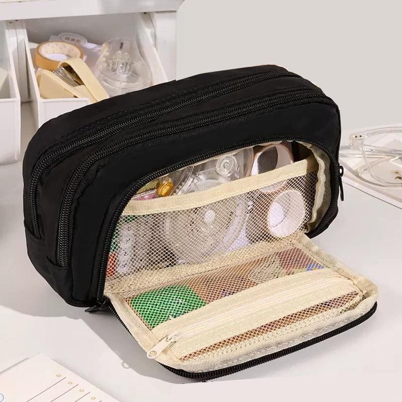 Traveler Large Capacity Pencil Bag Aesthetic for Journaling &amp; Scrapbooking - PaperWrld