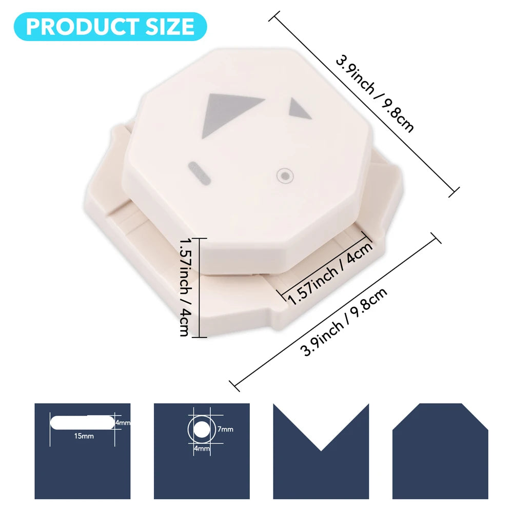 4 in 1 Corner Label Tag Punch