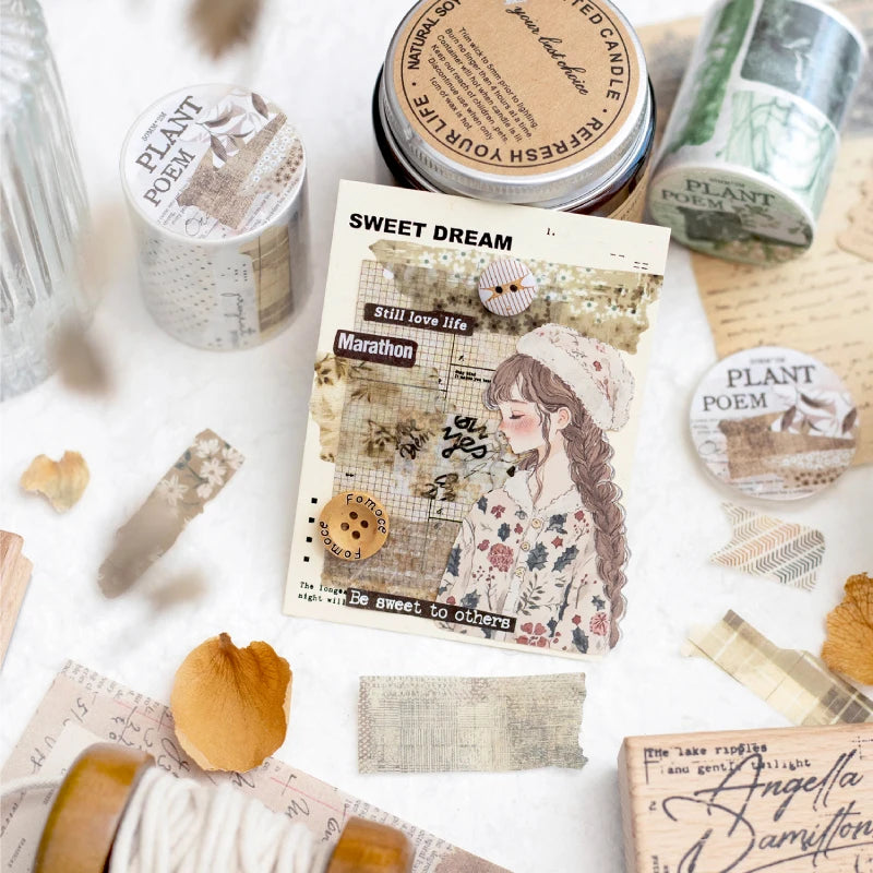 Plant Poem Washi Tape Series