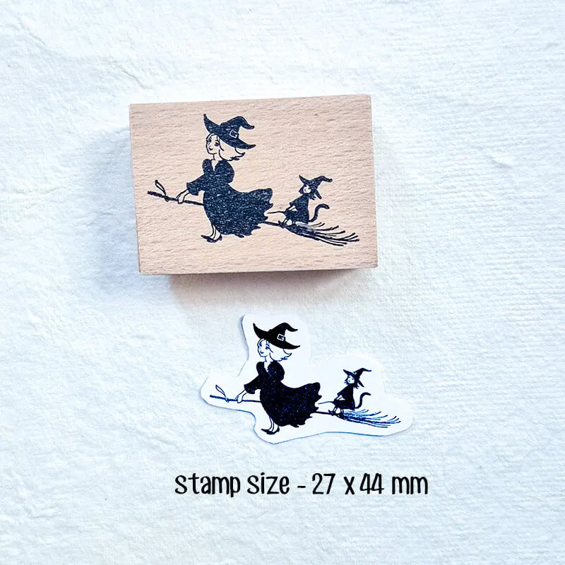 Halloween Trick-or-Treat Hocus Pocus Wooden Stamps 🎃🪄