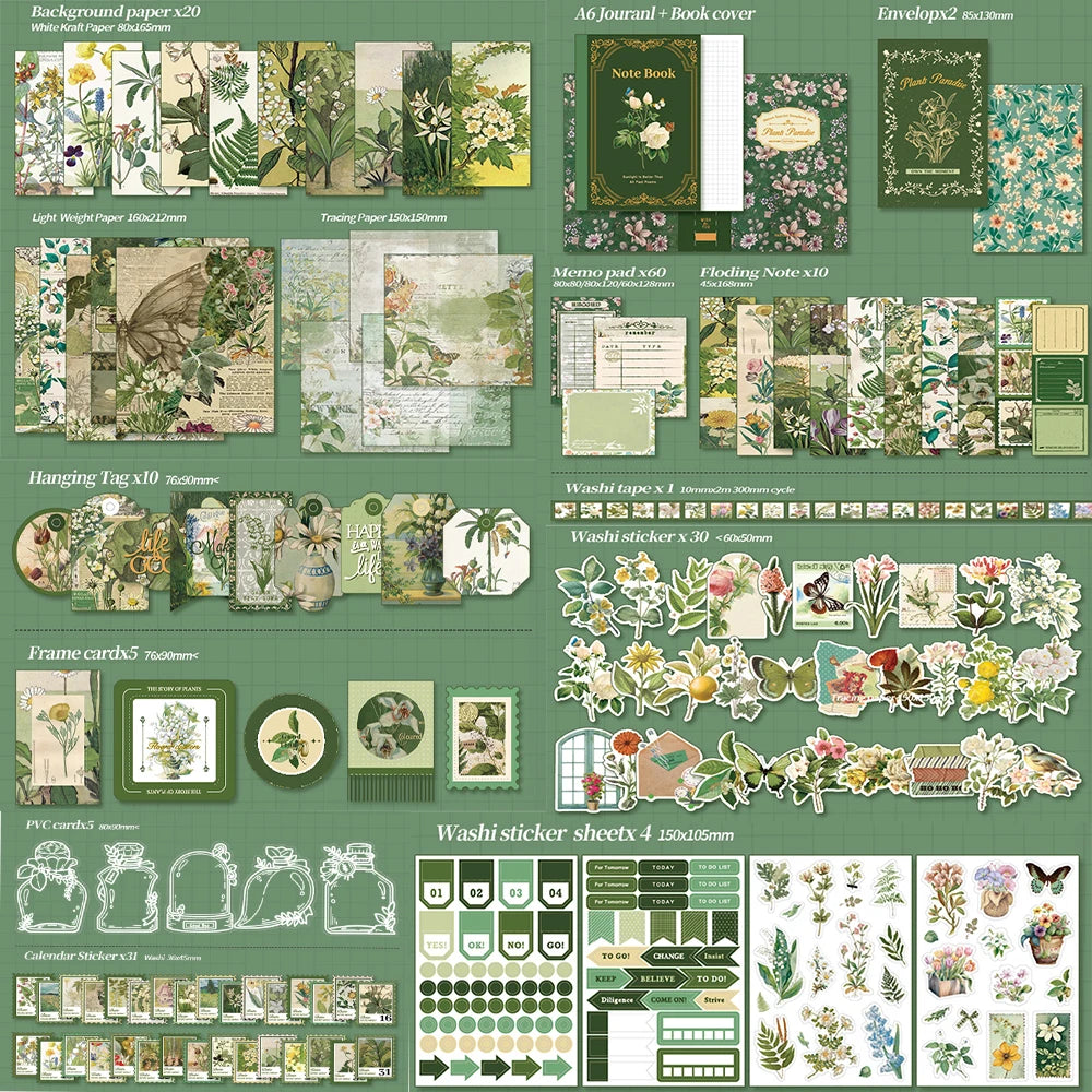 Plants Paradise Scrapbooking Box