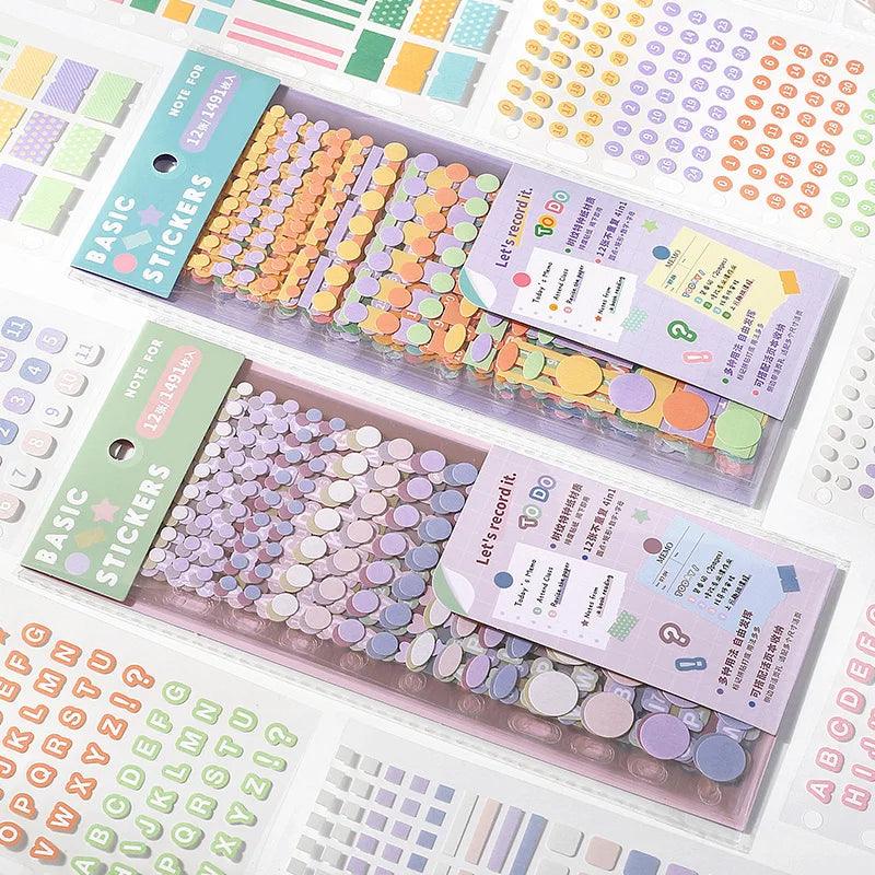 Pastel Planning Stickers Set