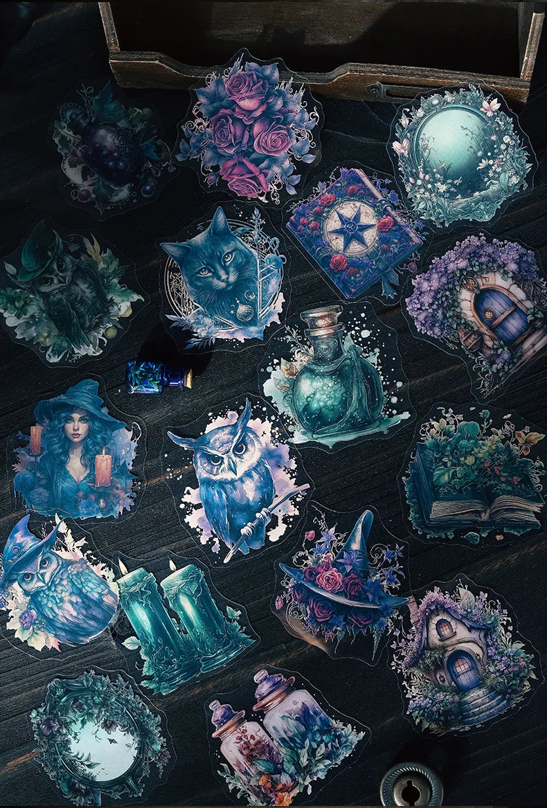 Mysterious Magic Box Ephemera Sticker Collection 🔮✨
