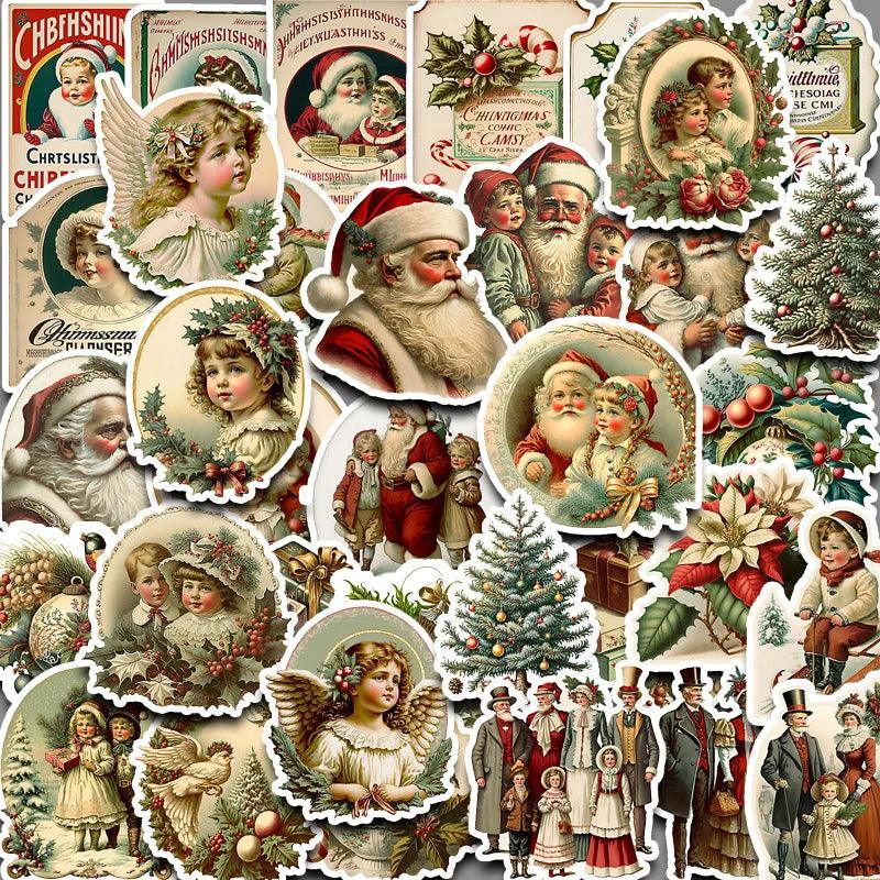 Victorian Christmas Charm Stickers Pack