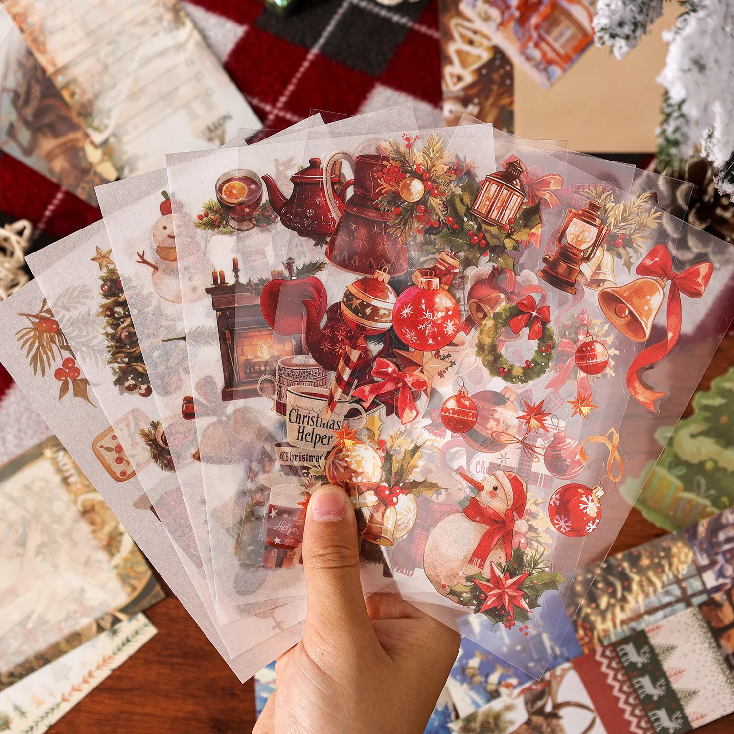 Neon Christmas Eve Scrapbook Box