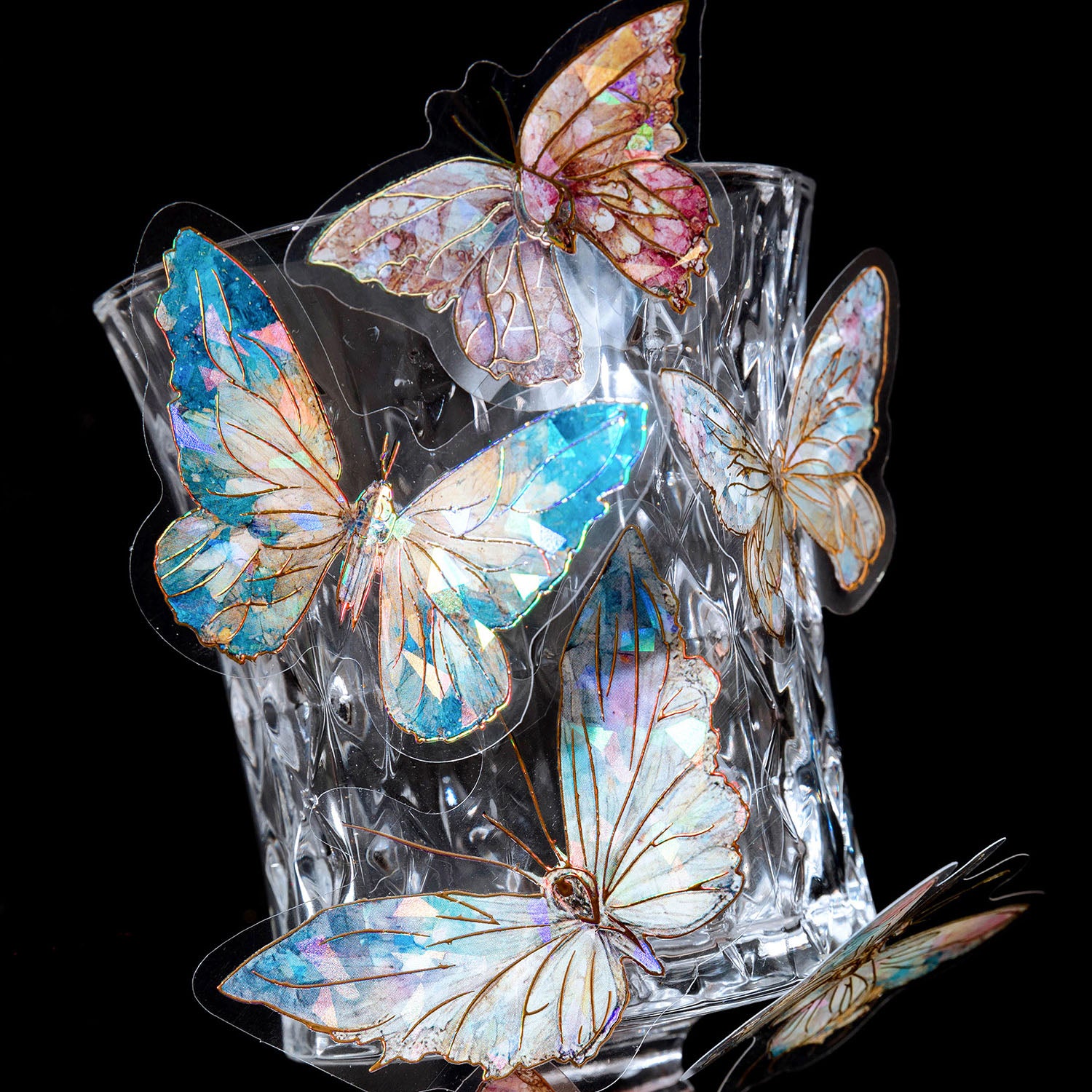 Holographic Butterfly Stickers