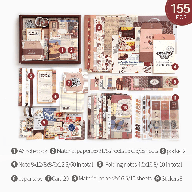 Heart of Thanksgiving 18 - Printable Vintage Mini Junk Journal Kit -Tags,  Labels, Ephemera and More! - Faith Journal Kit - Perfect for Scrapbooking