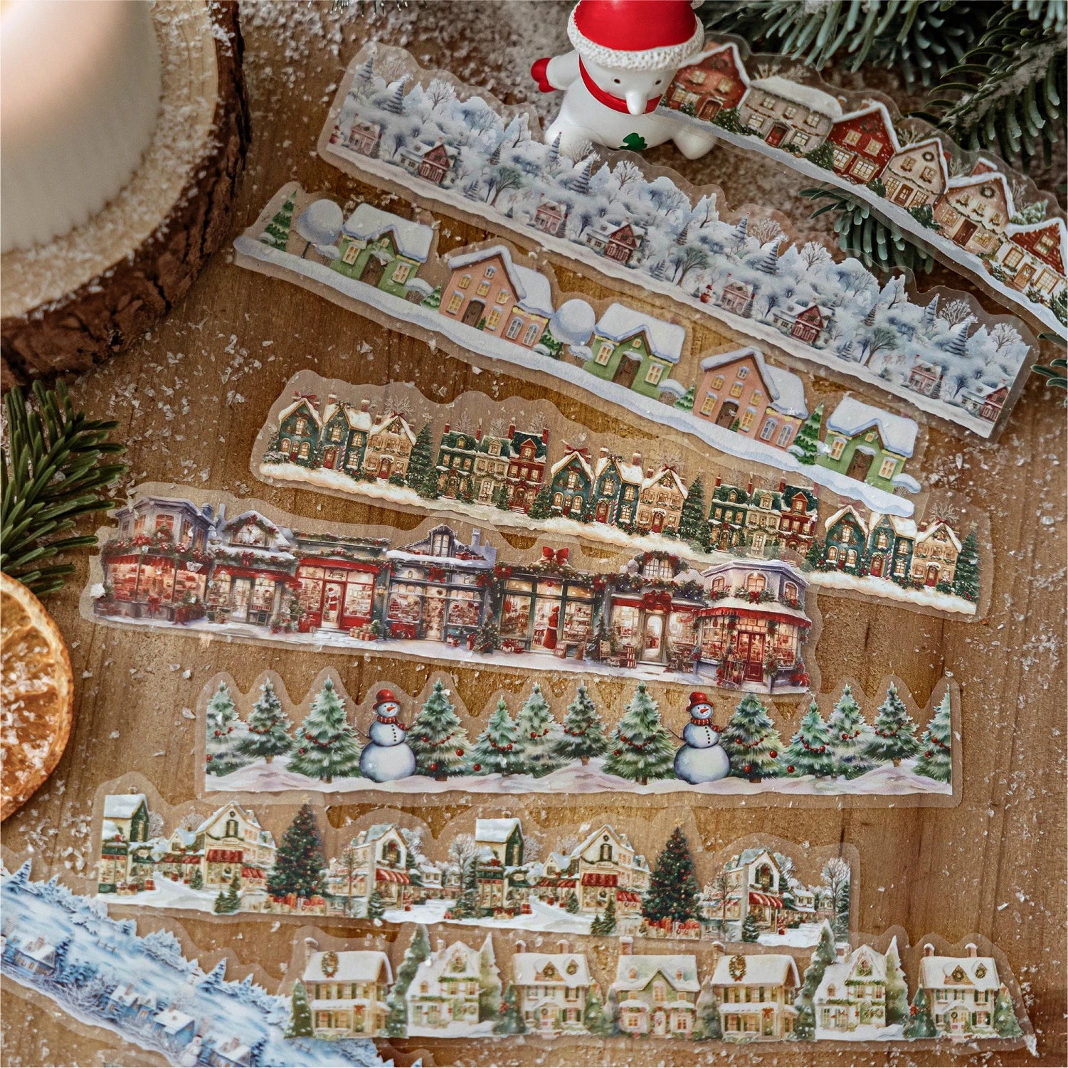 Encounter Christmas Series PET Border Stickers