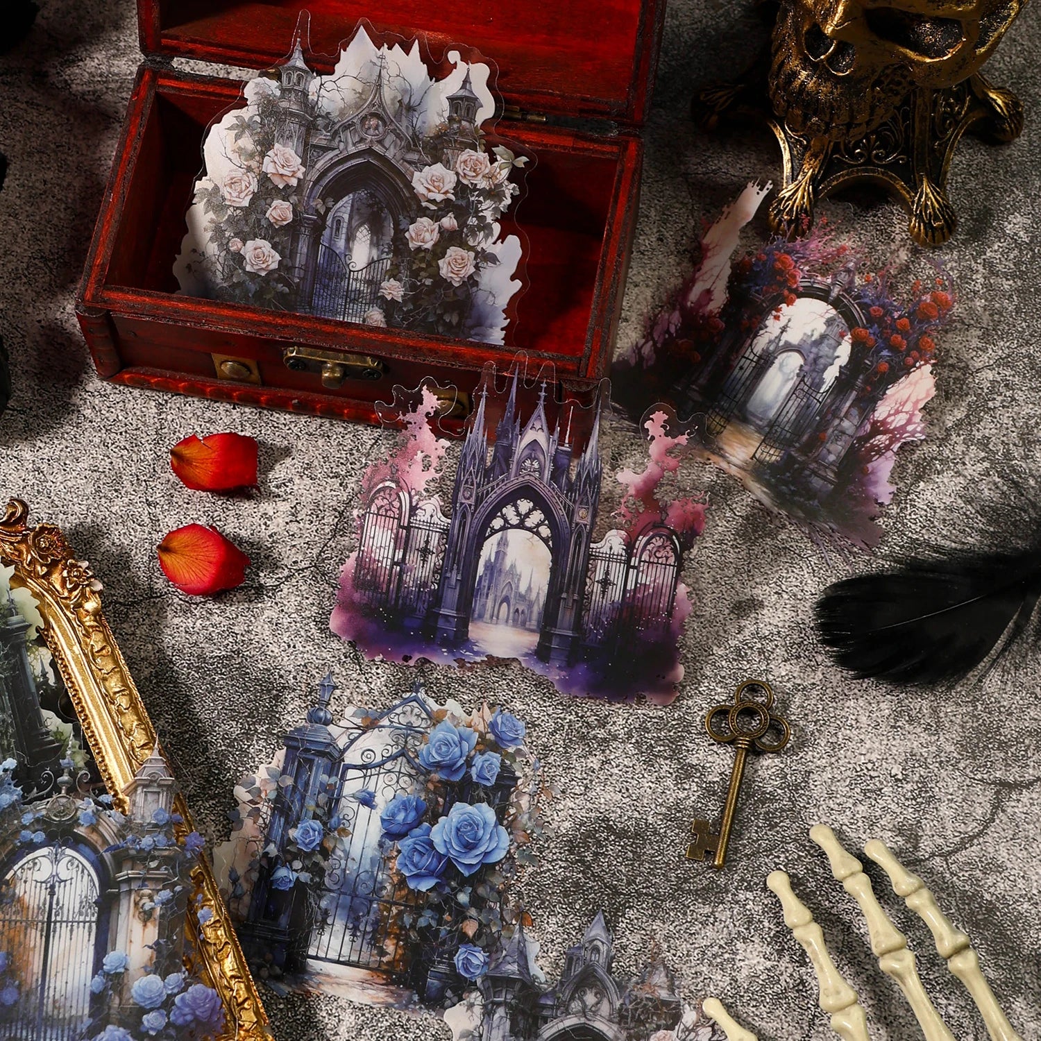 Dark Gate – Gothic Castle PET Sticker Set