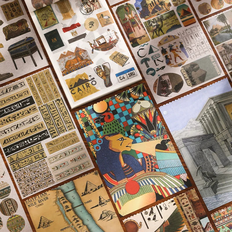 Ancient Egypt Sticker & Paper Book