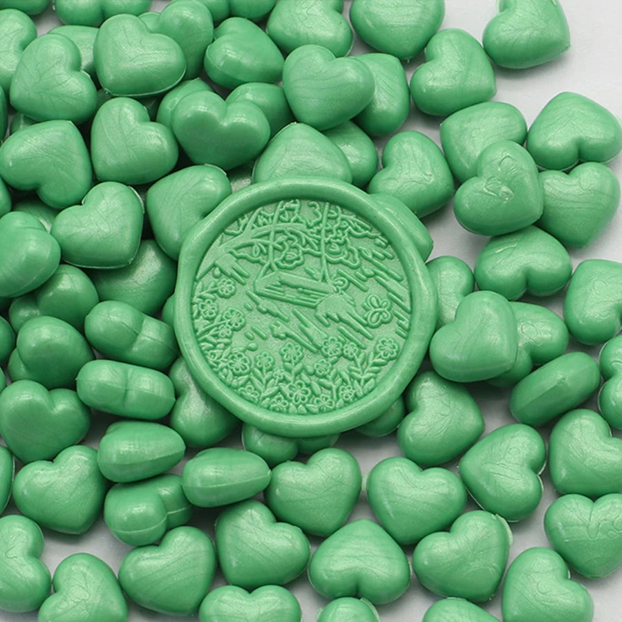 Heart-Shaped Sealing Wax Beads