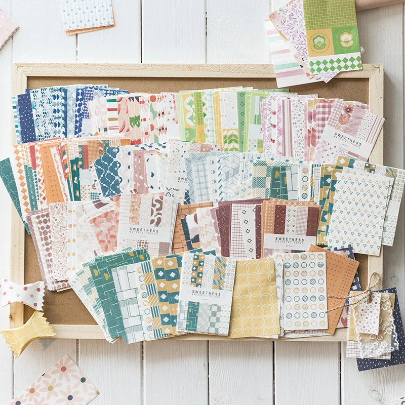 Sweetness Pattern Scrapbooking Paper Pack