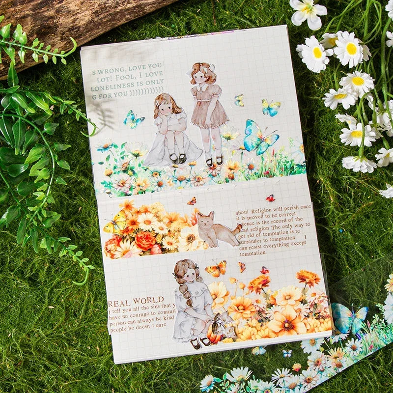 Wildflower Butterfly Garden Washi Tape