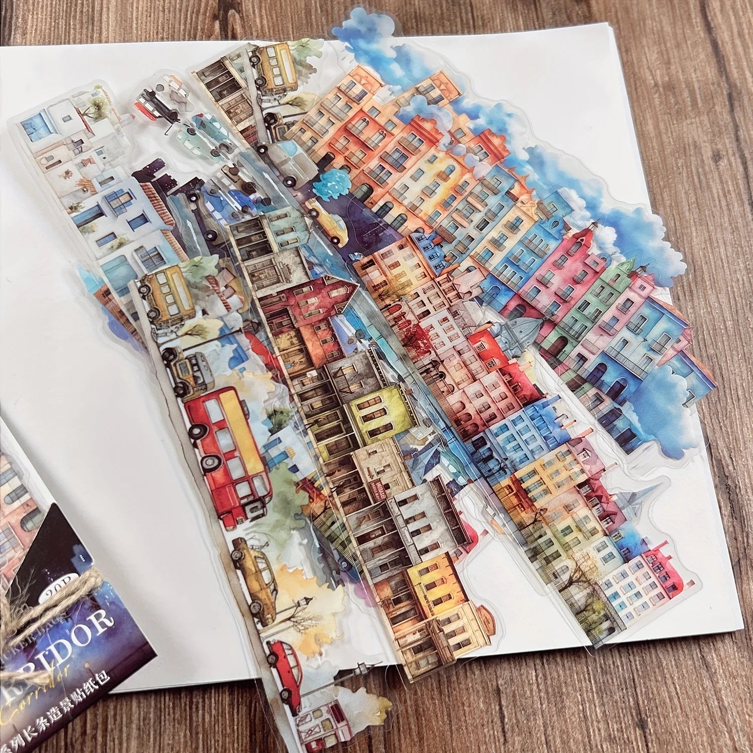 Life Corridor PET Landscape Sticker Pack