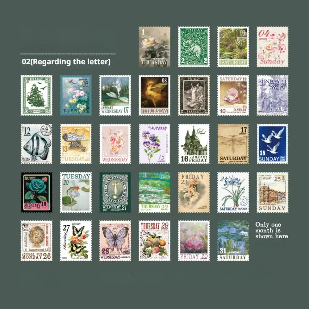 365 Days of Life Washi Tape Calendar Stickers