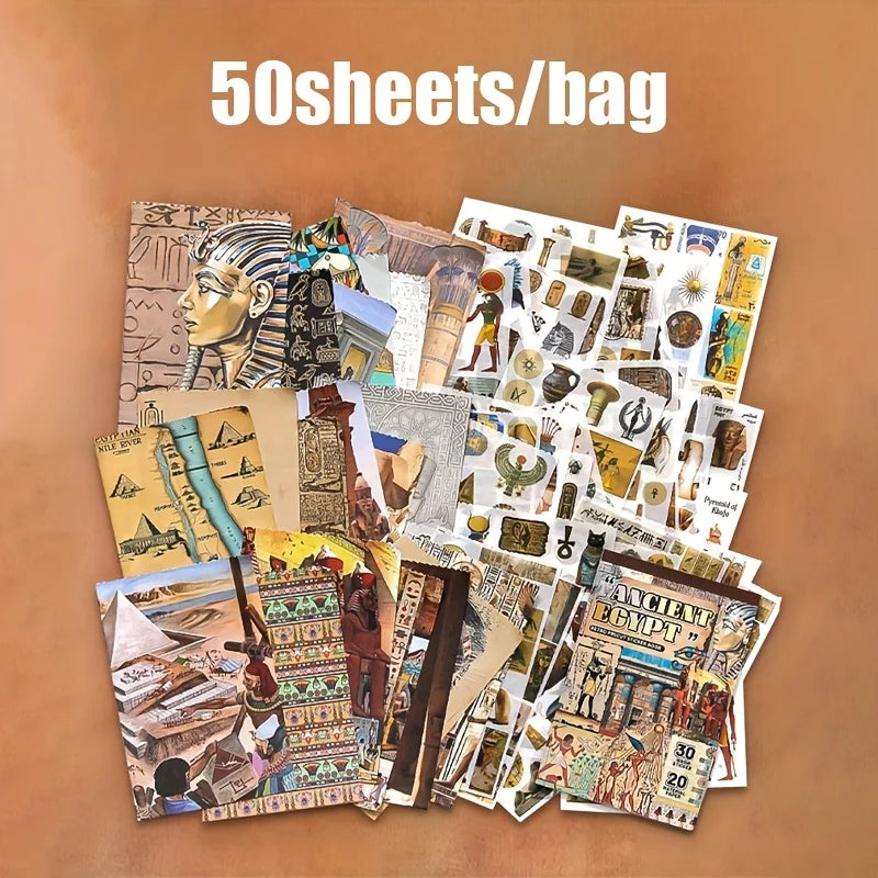 Ancient Egypt Sticker & Paper Book