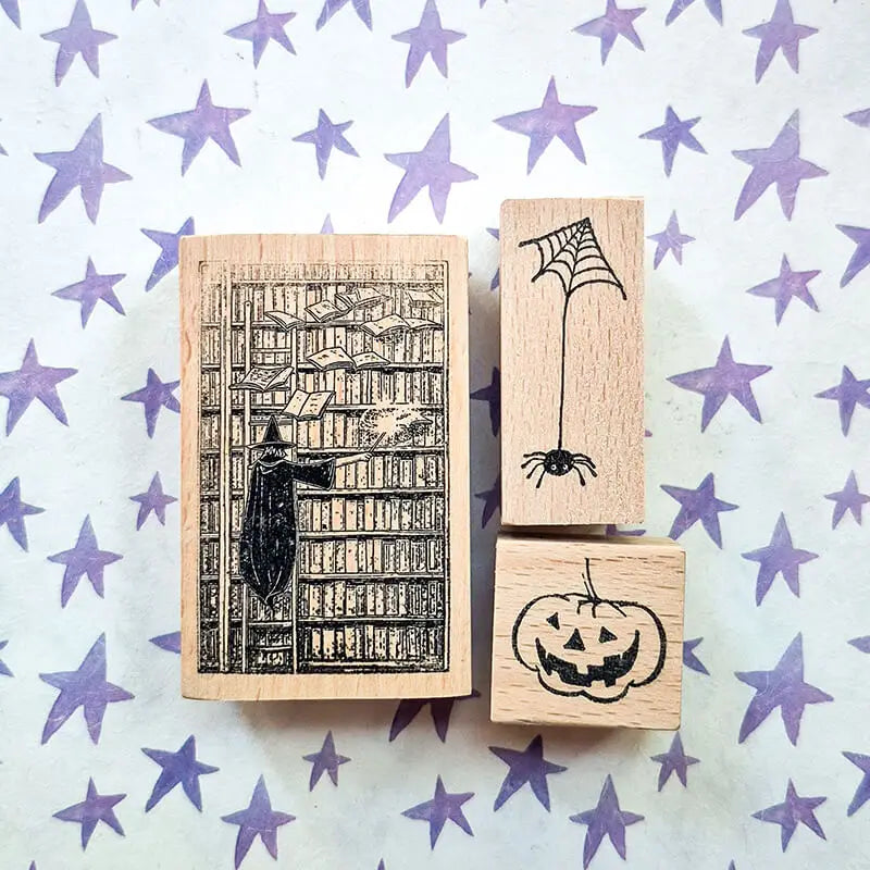 Halloween Trick-or-Treat Hocus Pocus Wooden Stamps 🎃🪄