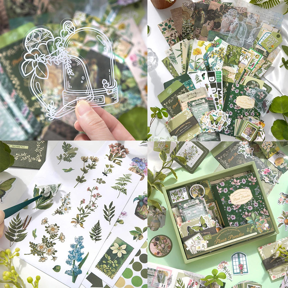 Plants Paradise Scrapbooking Box