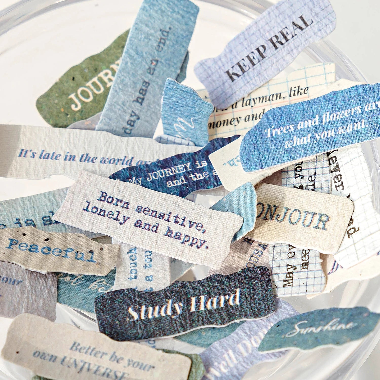 Fragmentary Thoughts Candy Poetry Stickers