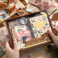 Letter from Flowers Vintage Scrapbooking Box