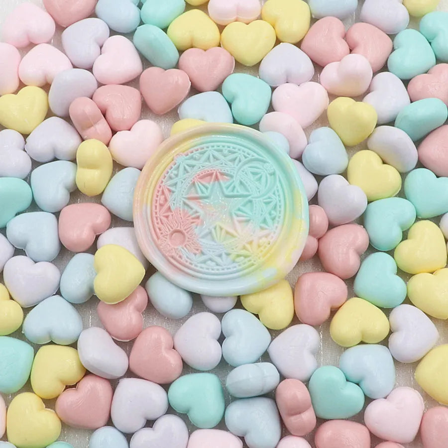 Heart-Shaped Sealing Wax Beads