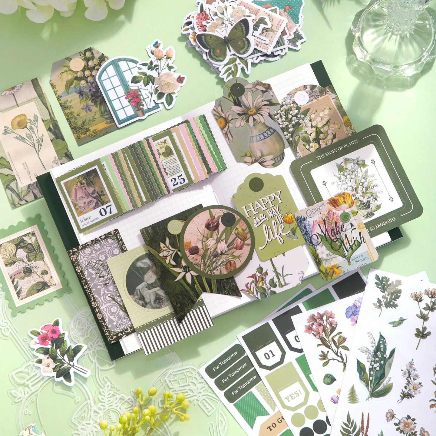 Plants Paradise Scrapbooking Box