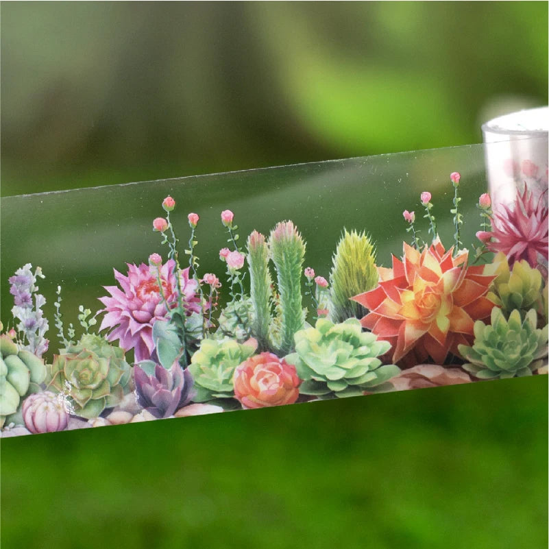 Wildflower Garden Landscape PET Washi Tape