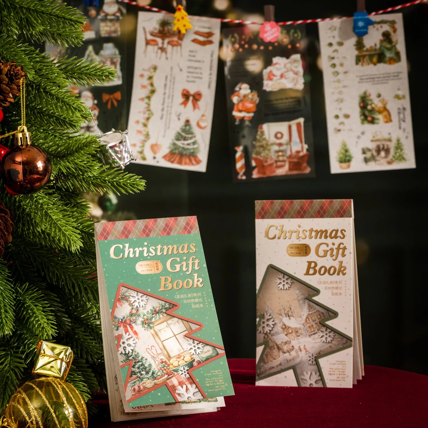 Christmas Book Sticker Set
