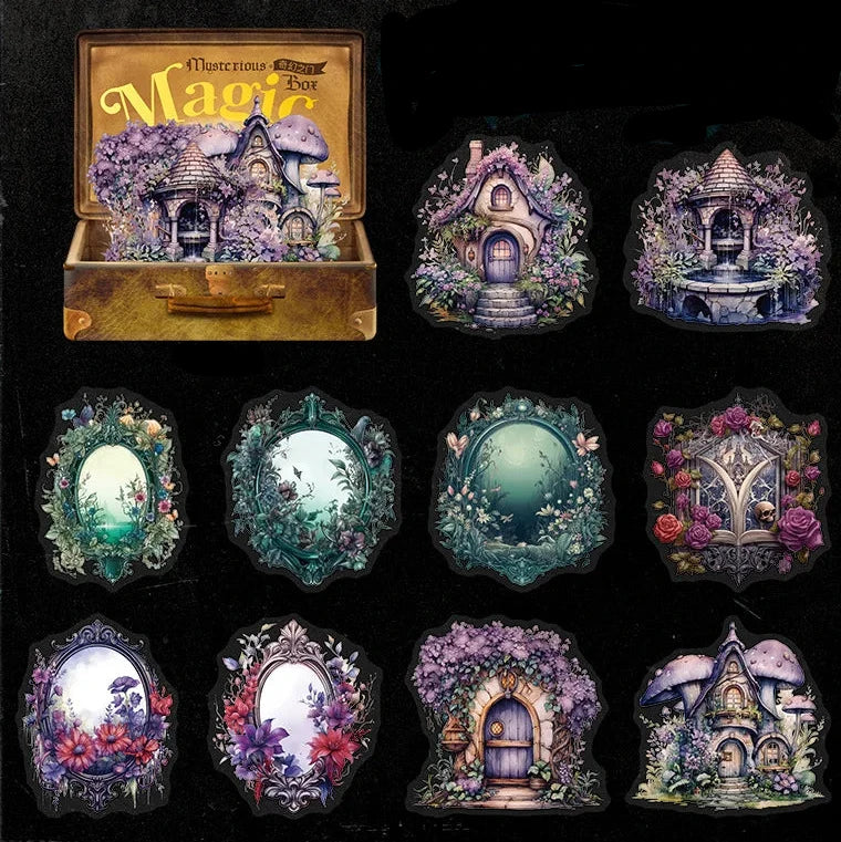 Mysterious Magic Box Ephemera Sticker Collection 🔮✨
