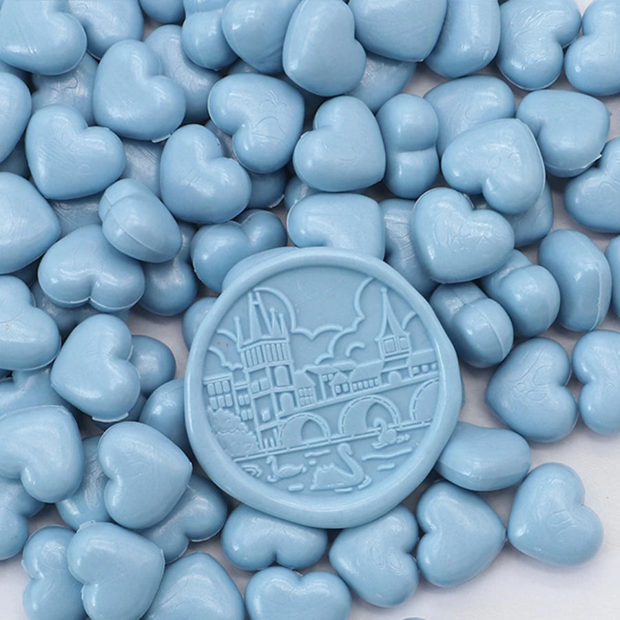 Heart-Shaped Sealing Wax Beads