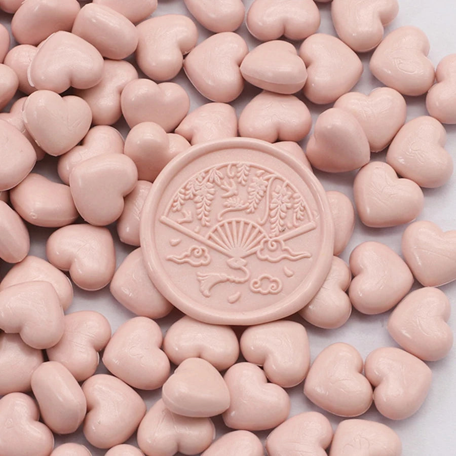 Heart-Shaped Sealing Wax Beads
