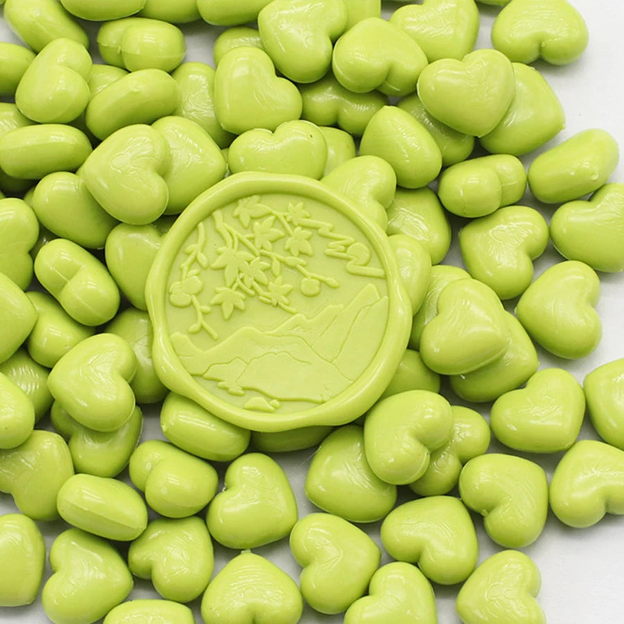 Heart-Shaped Sealing Wax Beads