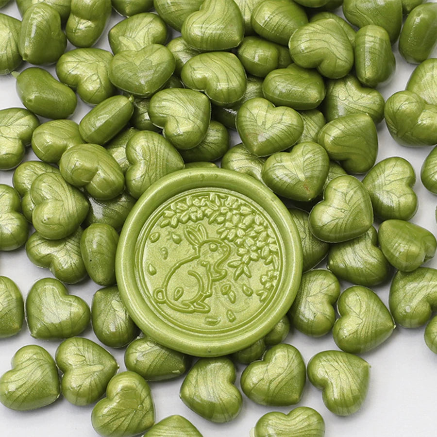 Heart-Shaped Sealing Wax Beads