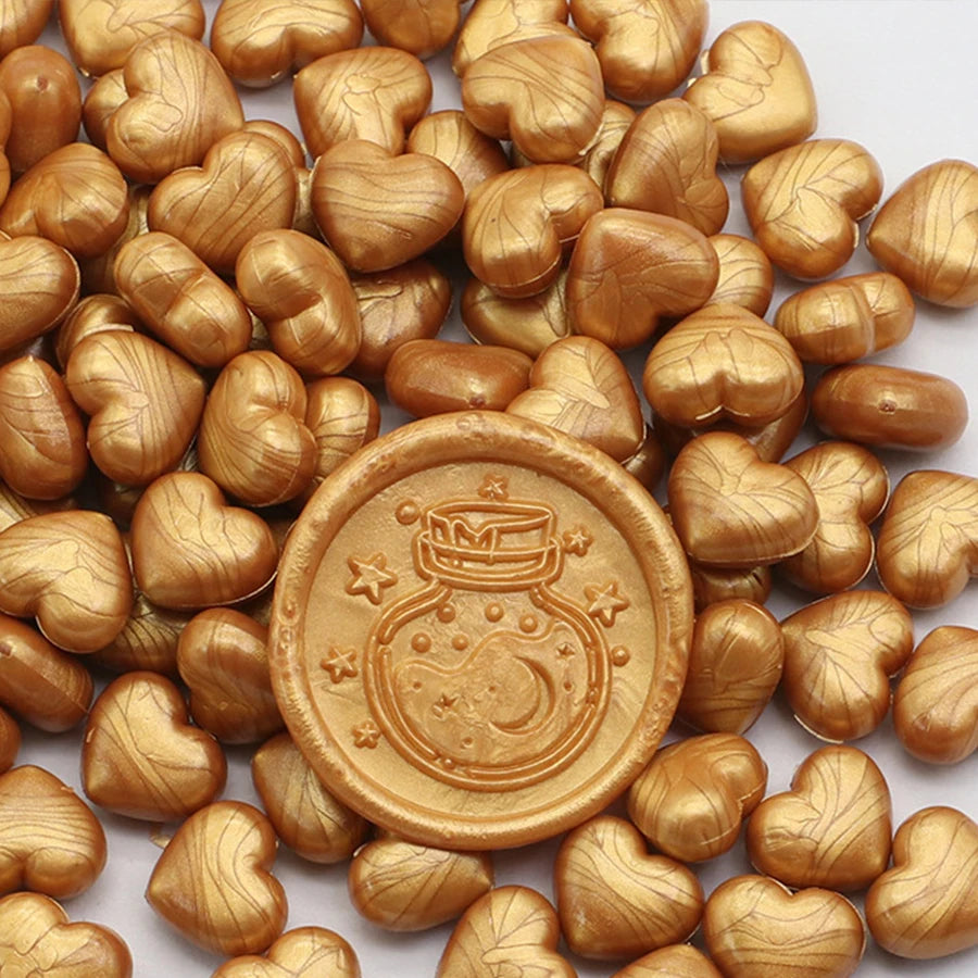 Heart-Shaped Sealing Wax Beads