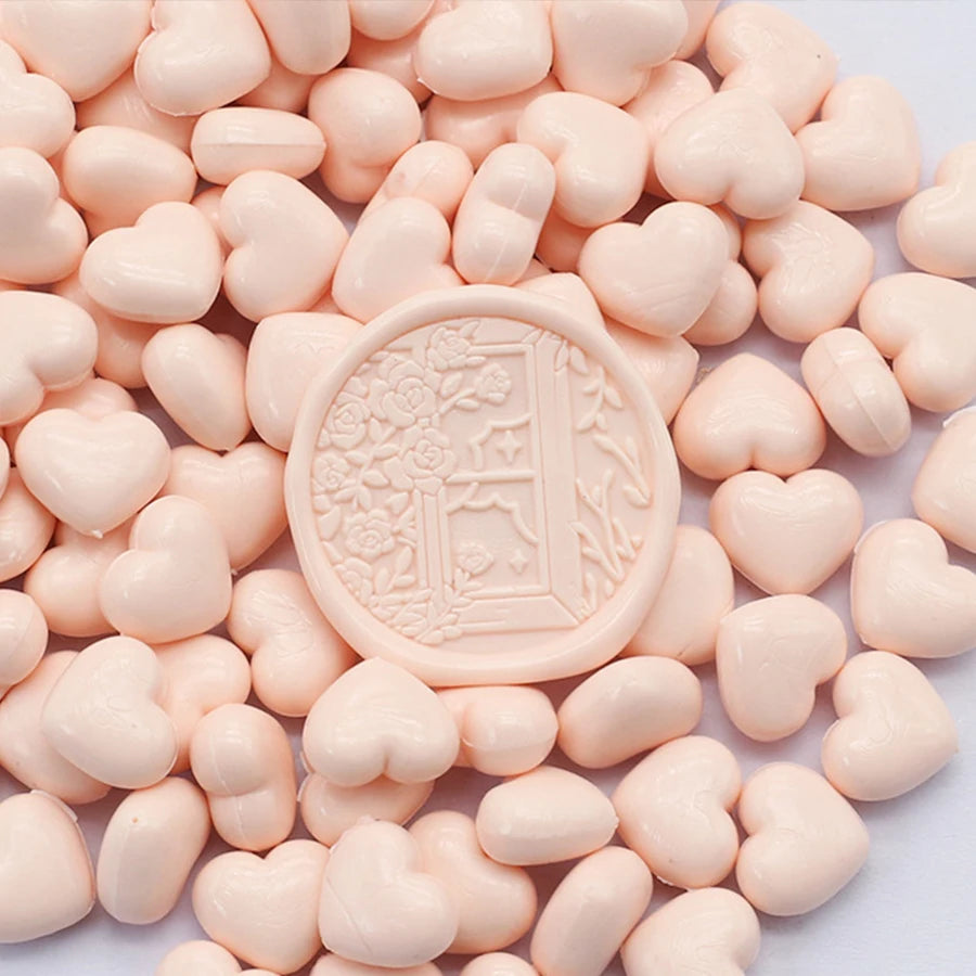 Heart-Shaped Sealing Wax Beads