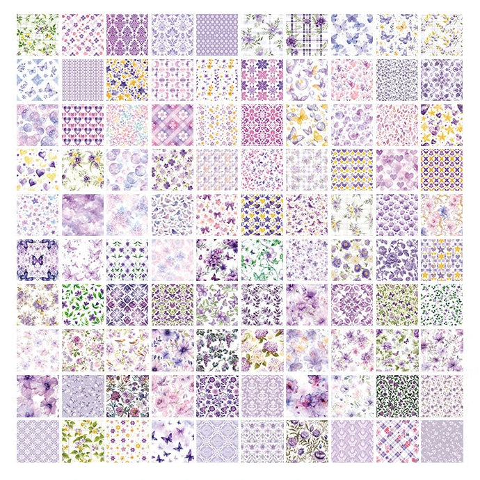 Vintage Pattern Scrapbooking Paper Book