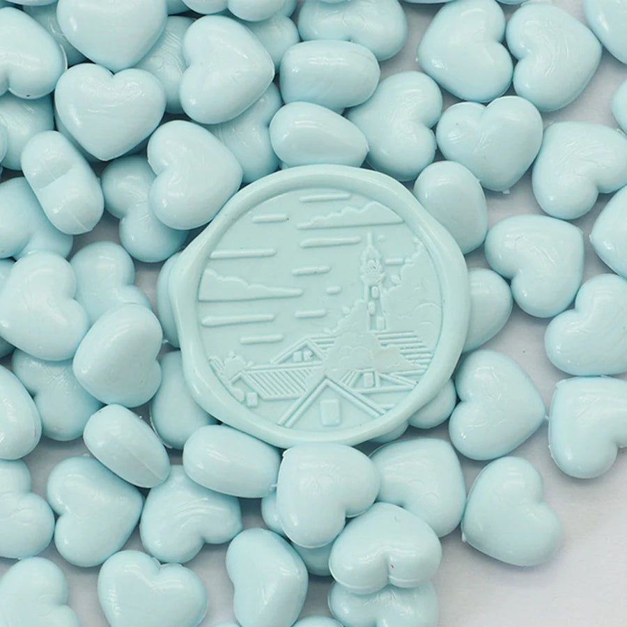 Heart-Shaped Sealing Wax Beads