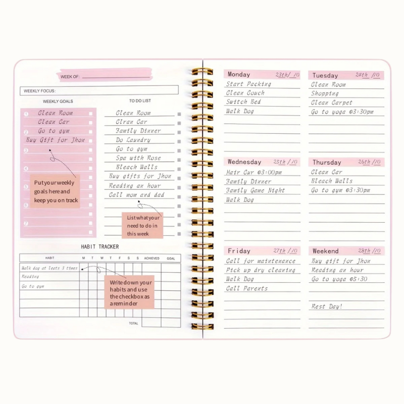 Focus Weekly Planner