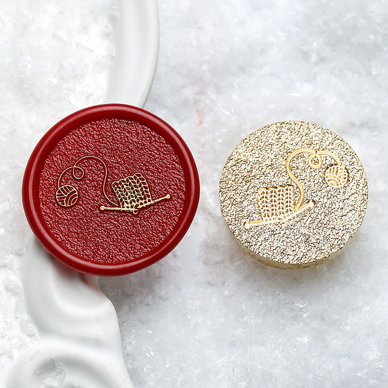 3D Solid Brass Christmas Wax Seal Stamp Head