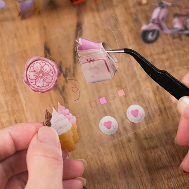 Vintage Vogue PET Sticker Collection