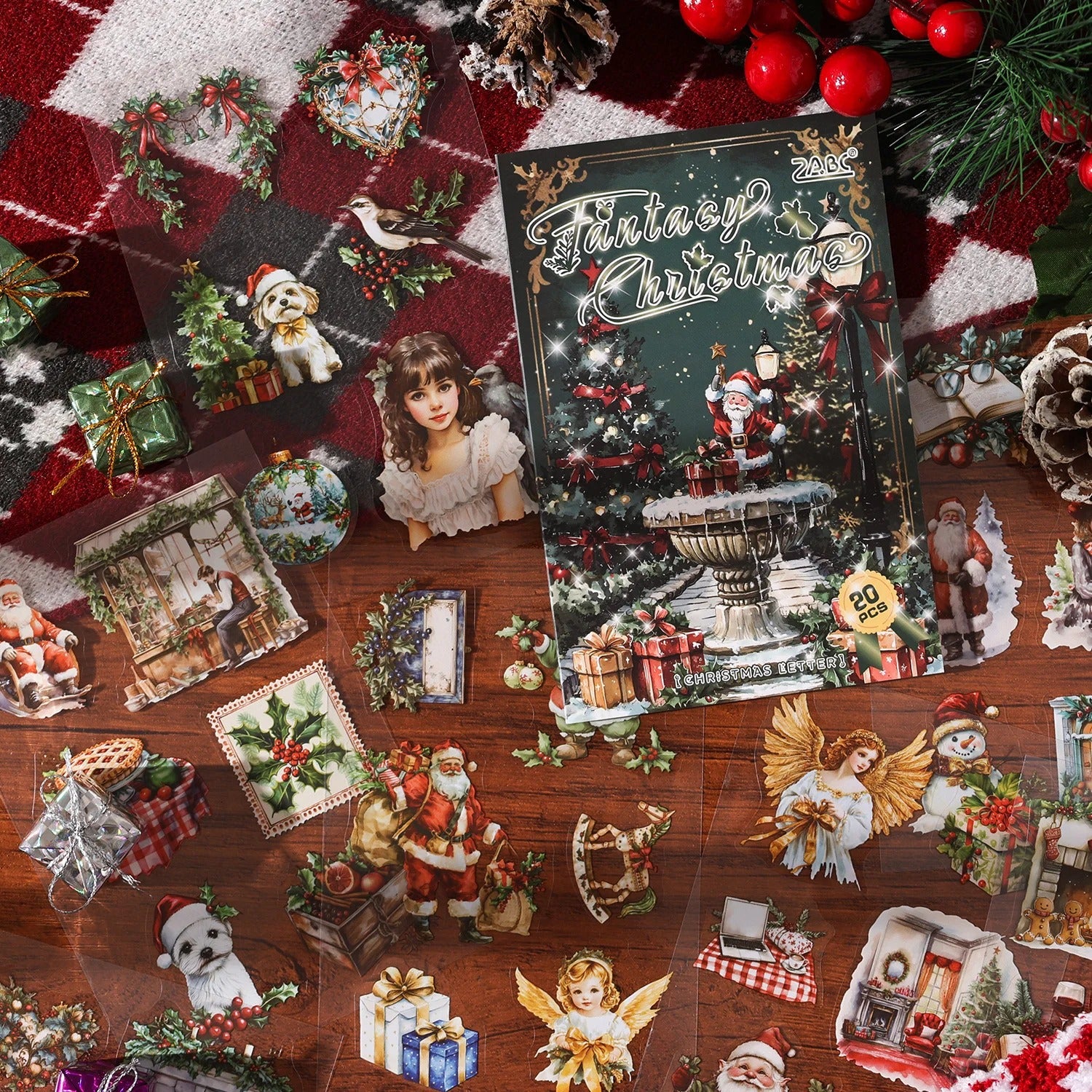 Christmas Fantasy Sticker Book