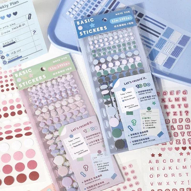 Pastel Planning Stickers Set