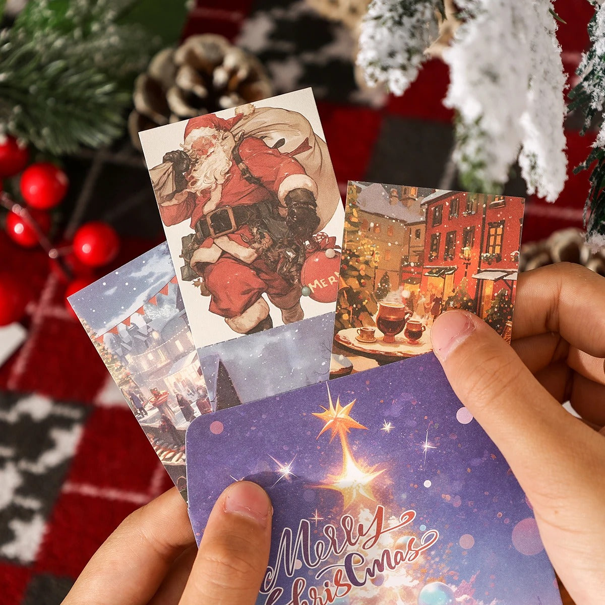 Neon Christmas Eve Scrapbook Box