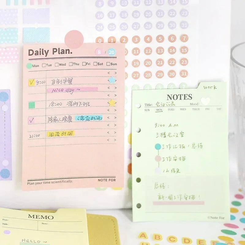 Pastel Planning Stickers Set