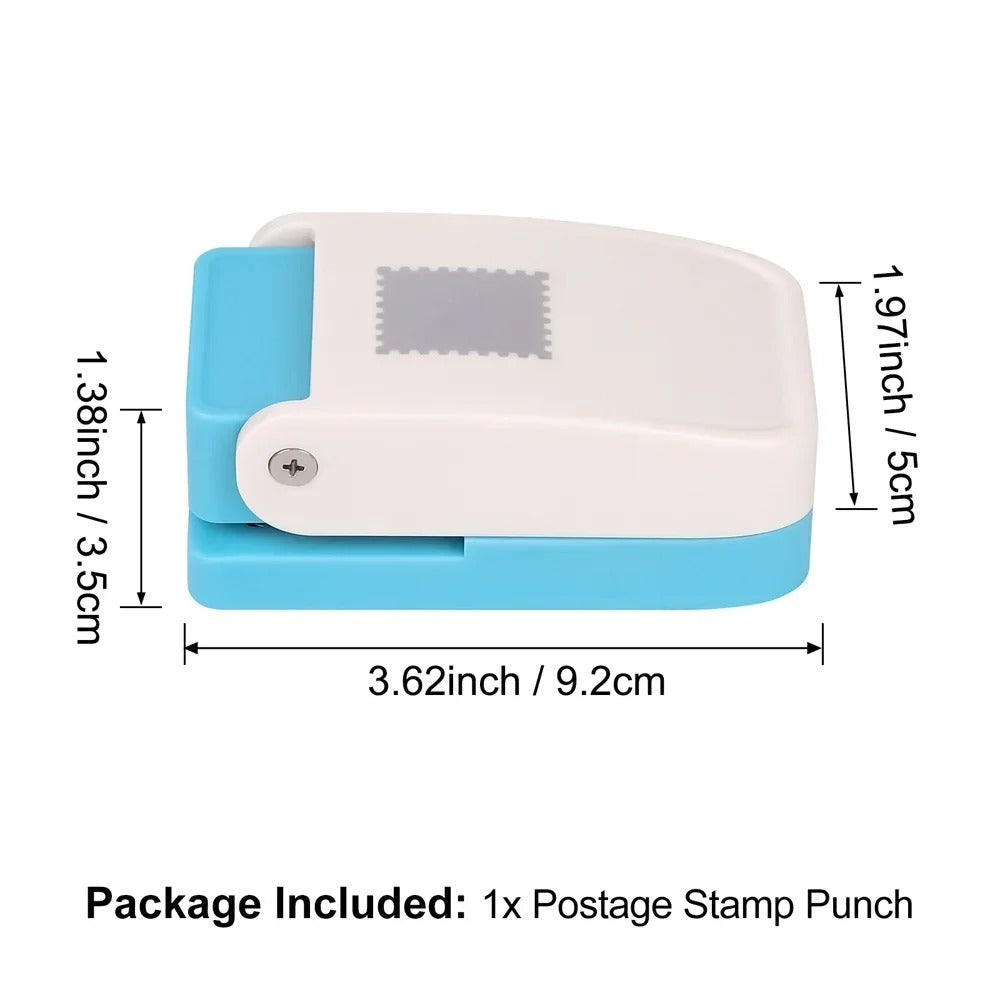 Stamp-Edge Paper Punch – Mini Postage Shape Cutter
