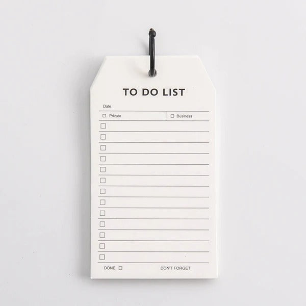 Daily Schedule & To-Do List Portable Pads – 52 Sheets per Set