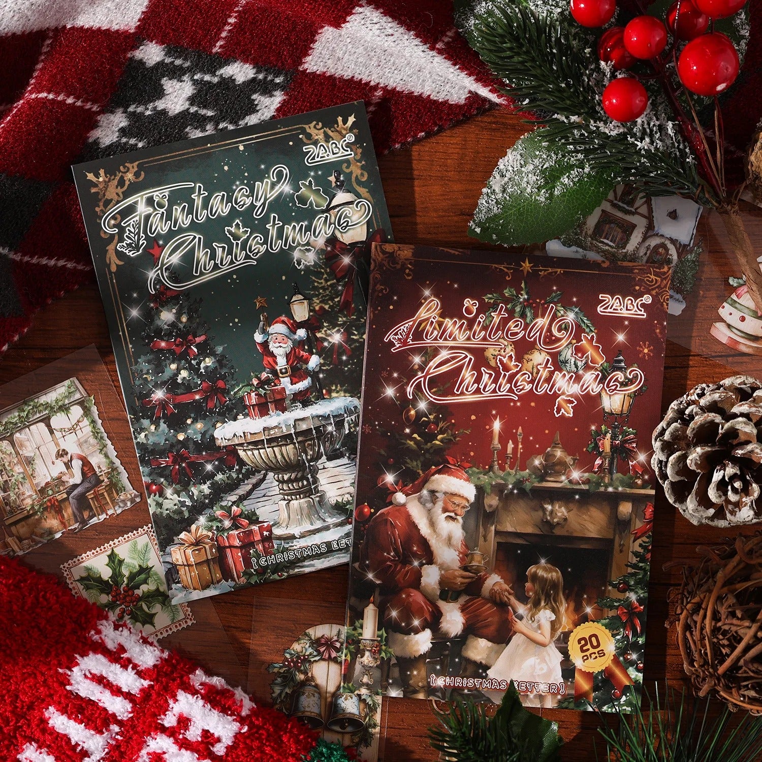 Christmas Fantasy Sticker Book