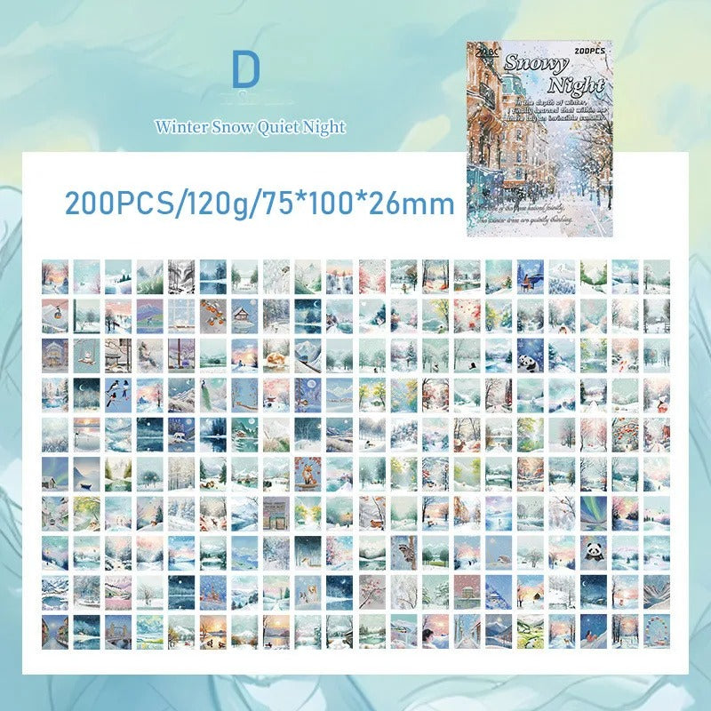 Four Seasons Poetry Scrapbooking Paper Book