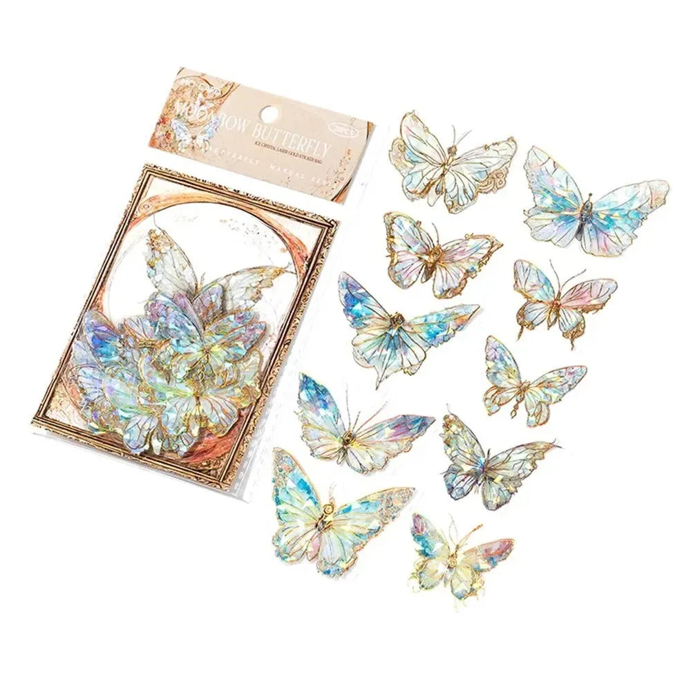 Holographic Butterfly Stickers